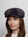 Кепка STETSON арт. 6840912 HATTERAS PATCHWORK (синий / серый)